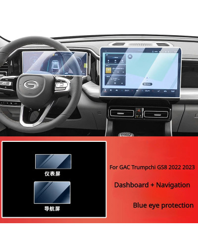 Para GAC Trumpchi GS8 2023 vidrio templado navegación Interior del coc