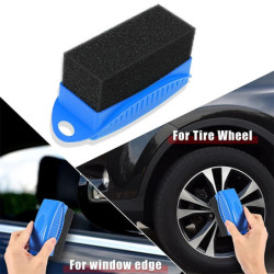 Car Wheel Polishing Waxing Sponge Brush Tire Washing Cleaning Wash Brush Tire Contour Dressing Applicator Pads Car Accessories