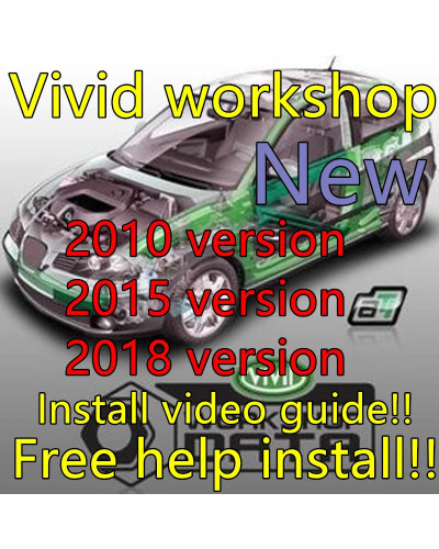 Newest version Vivid Workshop Data V10.2/ 2015/2018 Auto Repair Softwa