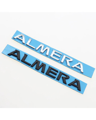 ALMERA de ABS 3D para coche, insignia de parachoques trasero, emblema 