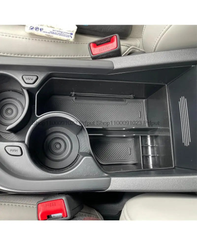 Caja de almacenamiento de Control Central de coche para Kia Niro SG2 E