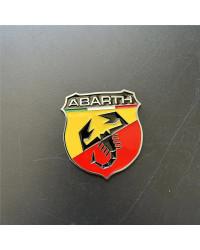 Pegatinas 3D para coche, emblema de ala lateral, insignia de maletero, calcomanía para Fiat Abarth 500, 124, 125, Punto Bravo, a