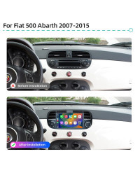 Reproductor Multimedia con GPS para coche, Radio estéreo con Android 12, 8G, 256G, IPS, inalámbrico, CarPlay, WiFi, DSP, para Fi