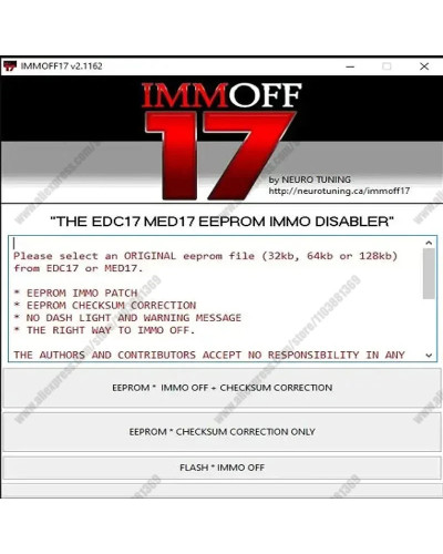 IMMOFF17 Car Software EDC17 MED 17 Immo Off Ecu Program Function EEPRO