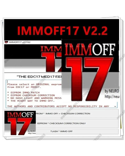 IMMOFF17 Car Software EDC17 MED 17 Immo Off Ecu Program Function EEPRO