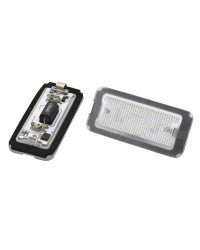 LED luz de placa de matrícula para Fiat Abarth 500 de 595 de 695 500C 595C 695C 312C 2007-2020 libre de Error puro blanco 2 unid