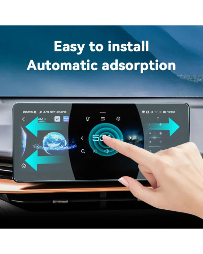 Película protectora de pantalla de vidrio templado para coche, instrum