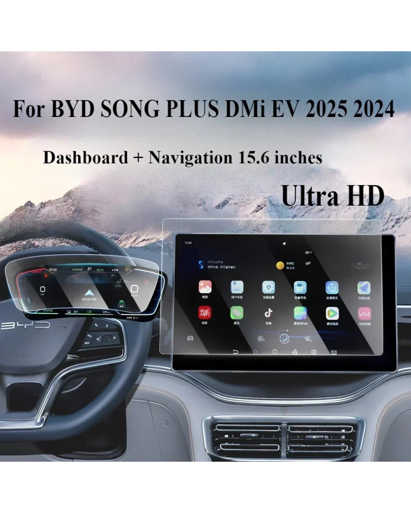 Para BYD SONG PLUS DMi EV 2025 2024 accesorios de Interior de coche pa