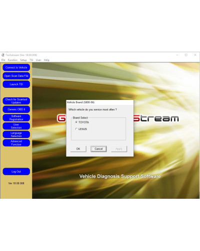 Newest Version FOR TOYOTA TIS Techstream 18.00.008 software Link and A