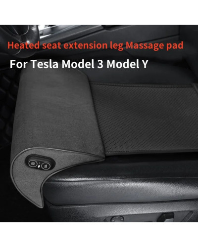 Para Tesla Model 3 Model Y extensión de asiento calefactable almohadil