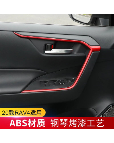 Accesorios de decoración Interior de coche para Toyota RAV4 2019-2021 