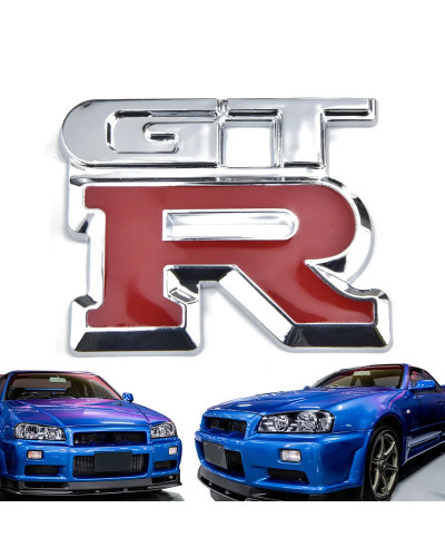 Pegatina 3D para coche, señal delantera y trasera, insignia GTR, guard