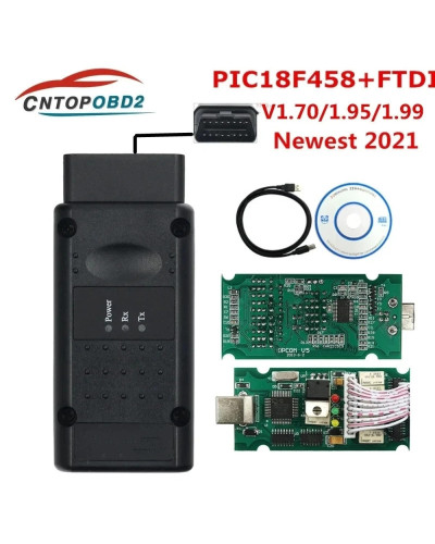 New Opcom 2021 200603a OP COM 1.95 1.99 PIC18F458 FTDI Can be Flash up