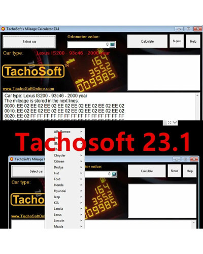 Latest 2024Hot TachoSoft Mileage Calculator software 23.1 mileage corr