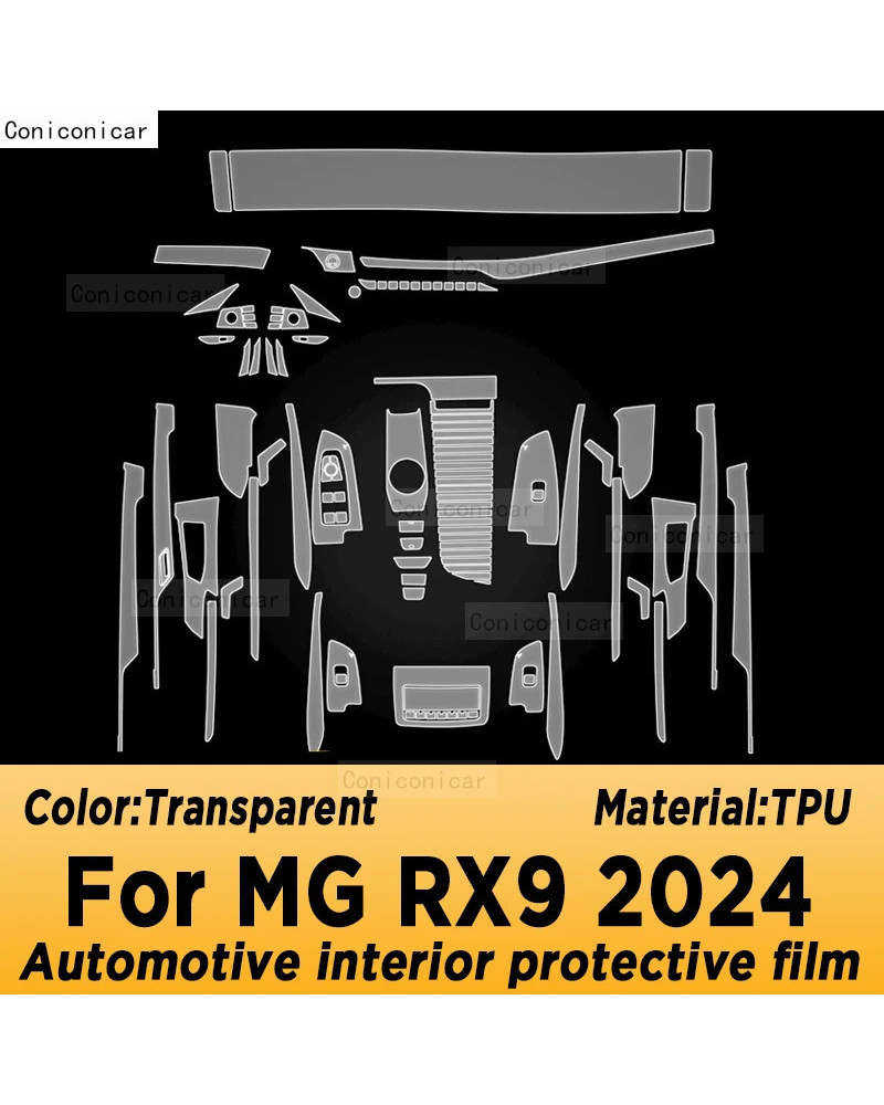 Para MG RX9 2024 Panel de caja de cambios pantalla de navegación pelíc