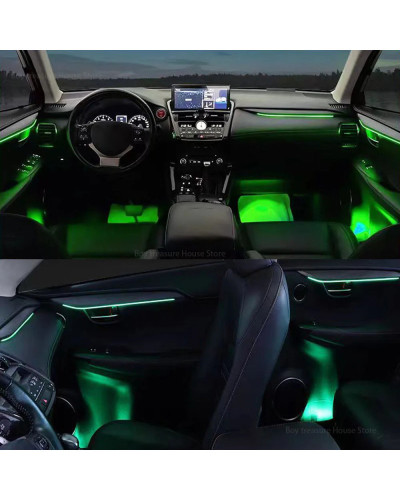 Juego de 64 colores para Lexus NX 2015-2020, Control de botones, luz a