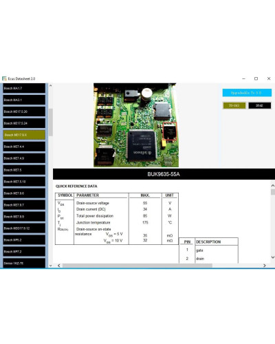 Ecus Datasheet 2.0 Auto ECU Repair Software PCB Schematics with Electr