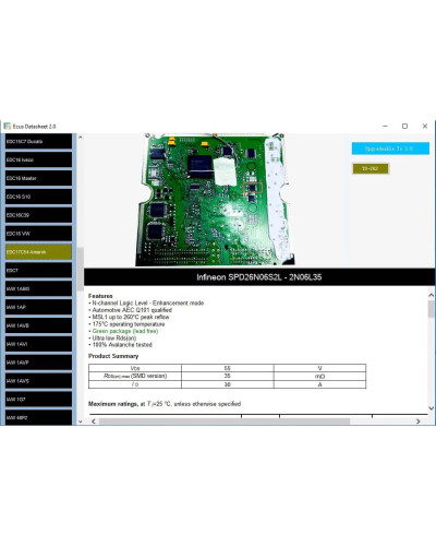 Ecus Datasheet 2.0 Auto ECU Repair Software PCB Schematics with Electr