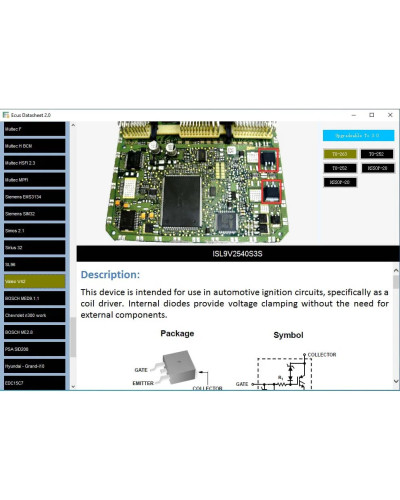 Ecus Datasheet 2.0 Auto ECU Repair Software PCB Schematics with Electr