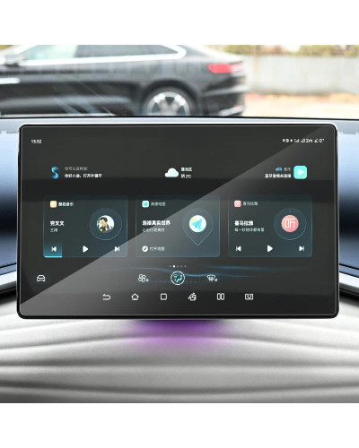 Película de vidrio templado para coche, Protector de pantalla táctil, 