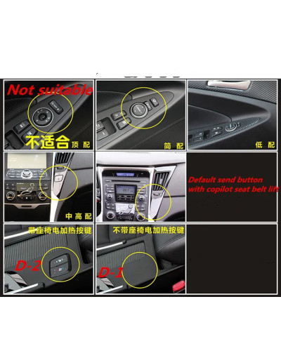 Panel de Control de ventana para Hyundai Sonata 2011-2015, accesorios 