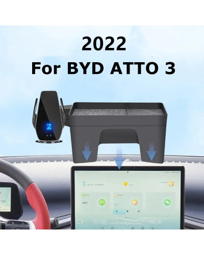 Soporte de teléfono para pantalla de coche 2022 BYD Atto 3 Atto3 Yuan 