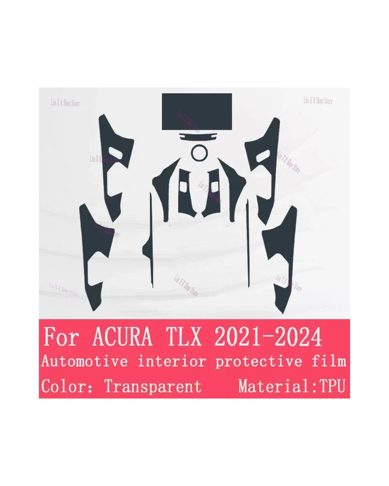 Panel de navegación de caja de cambios para ACURA TLX 2021, 2022, 2023, 2024, película protectora de pantalla Interior automotri