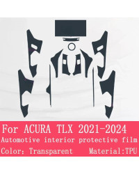 Panel de navegación de caja de cambios para ACURA TLX 2021, 2022, 2023, 2024, película protectora de pantalla Interior automotri