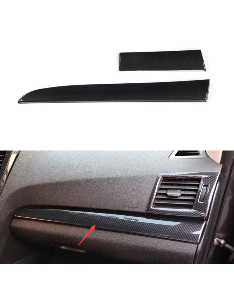 Tiras decorativas para tablero de coche, molduras de estilo ABS para S