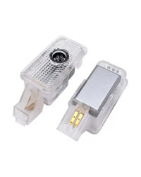 QCDIN-Luz LED de bienvenida para puerta de coche, proyector de sombra de decoración para ACURA, HD, MDX, RDX, RLX, ZDX, TLX, CSX