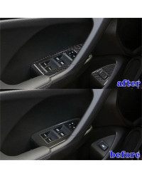 Juego de pegatinas de Control de elevación de puerta de fibra de carbono, 13 piezas para Honda Acura TSX 2009, 2010, 2011, 2012,