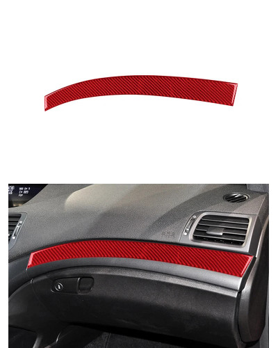 Pegatinas de fibra de carbono para Interior de coche, accesorios decorativos para Honda Acura TSX 2009-2014, tira de cubierta pa