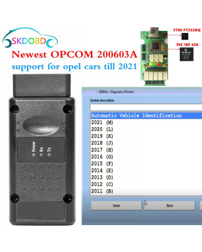 OPCOM Latest Version 200603a 2021 OP COM withFTDI FT232RQ Chip V1.70 V