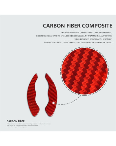 Paleta de cambio de volante de carbono genuino, cubierta embellecedora extendida para Acura TLX 2016, 2017, 2018, 2019, 2020, 20