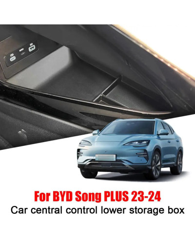 Caja de almacenamiento inferior de Control Central para BYD Song PLUS,