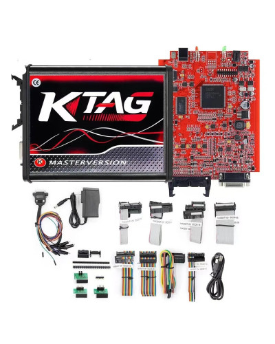 KTAG V7.020 V2.25 Red PCB Red European ECU Program Tool Master Unlimit