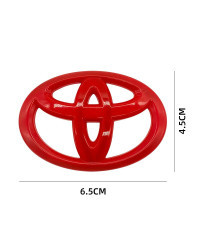 Pegatinas decorativas para volante de coche, emblema de fibra de carbono para Toyota Prius Hilux Avensis Auris Verso Corolla Cam