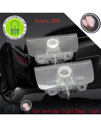 Luz LED con Logo para puerta de coche, luz de bienvenida para Honda URV Avancier Acura CDX RDX, SPIRIOR Odyssey, CR-Z, Elysion A