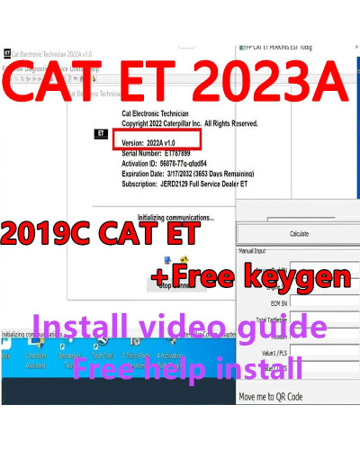 2023A 2021A 2022a For red Cat 2019C 2018C 2017A Cat ET ET3 Electronic 