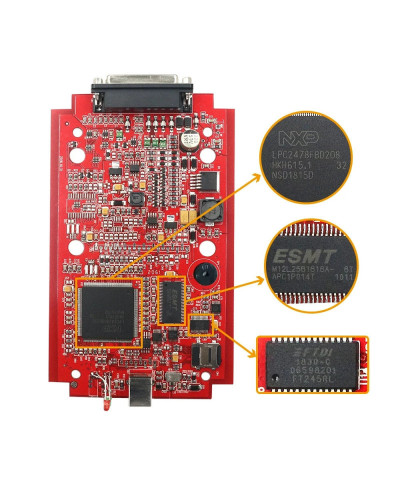 KTAG V7.020 V2.25 Red PCB Red European ECU Program Tool Master Unlimit