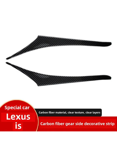 Pegatina de cubierta decorativa de fibra de carbono para Lexus IS250 I