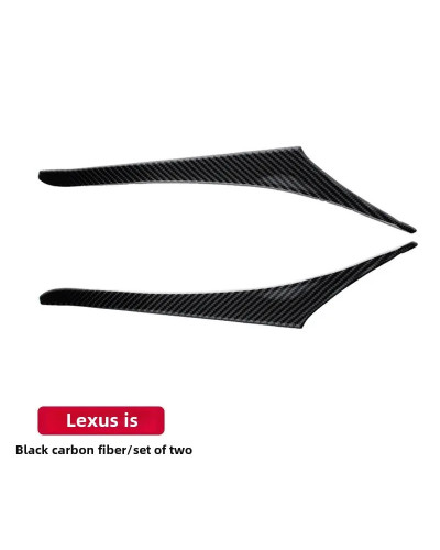 Pegatina de cubierta decorativa de fibra de carbono para Lexus IS250 I