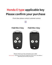 Funda de plástico para llave de coche, cubierta protectora con tapa para mando a distancia, para Honda Acura Accord CR-V Civic J