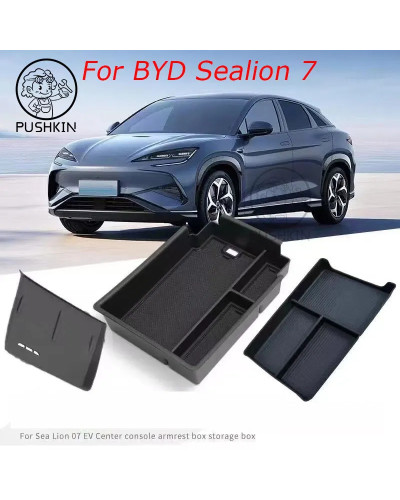 Para BYD BYD Sealion 7 Sea lion 07 2024 2025 Control Central almacenam