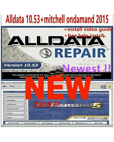 Alldata 10.53 2024 Automotive Diagnostic Software provides all data te