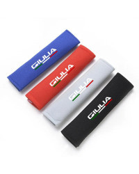 Funda para cinturón de seguridad de coche, accesorio de felpa ajustable, almohadilla para el hombro, para Alfa Romeo GIULIA, 2 p