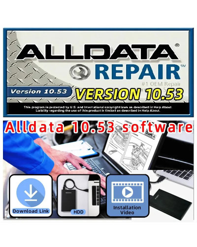 Alldata 10.53 2024 Automotive Diagnostic Software provides all data te