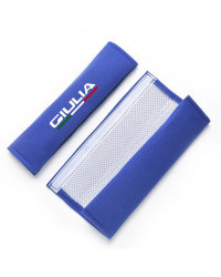 Funda para cinturón de seguridad de coche, accesorio de felpa ajustable, almohadilla para el hombro, para Alfa Romeo GIULIA, 2 p