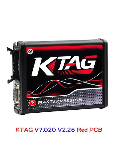 KTAG V7.020 V2.25 Red PCB Red European ECU Program Tool Master Unlimit