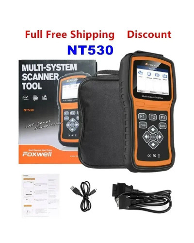 Foxwell NT530 Multi-System Scanner OE-level Universal Auto Diagnostic 